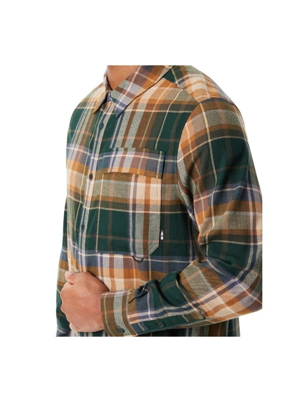 NWT Bass Outdoor Men's XL Stretch Flannel Plaid Button up Shirt Outdoor J2038 - Picture 3 of 14